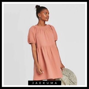 NWT Universal Thread Smocked Gauze Dress